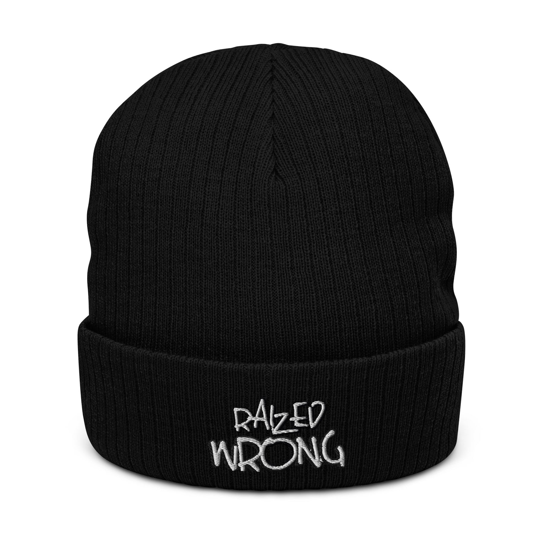 Ribbed knit beanie