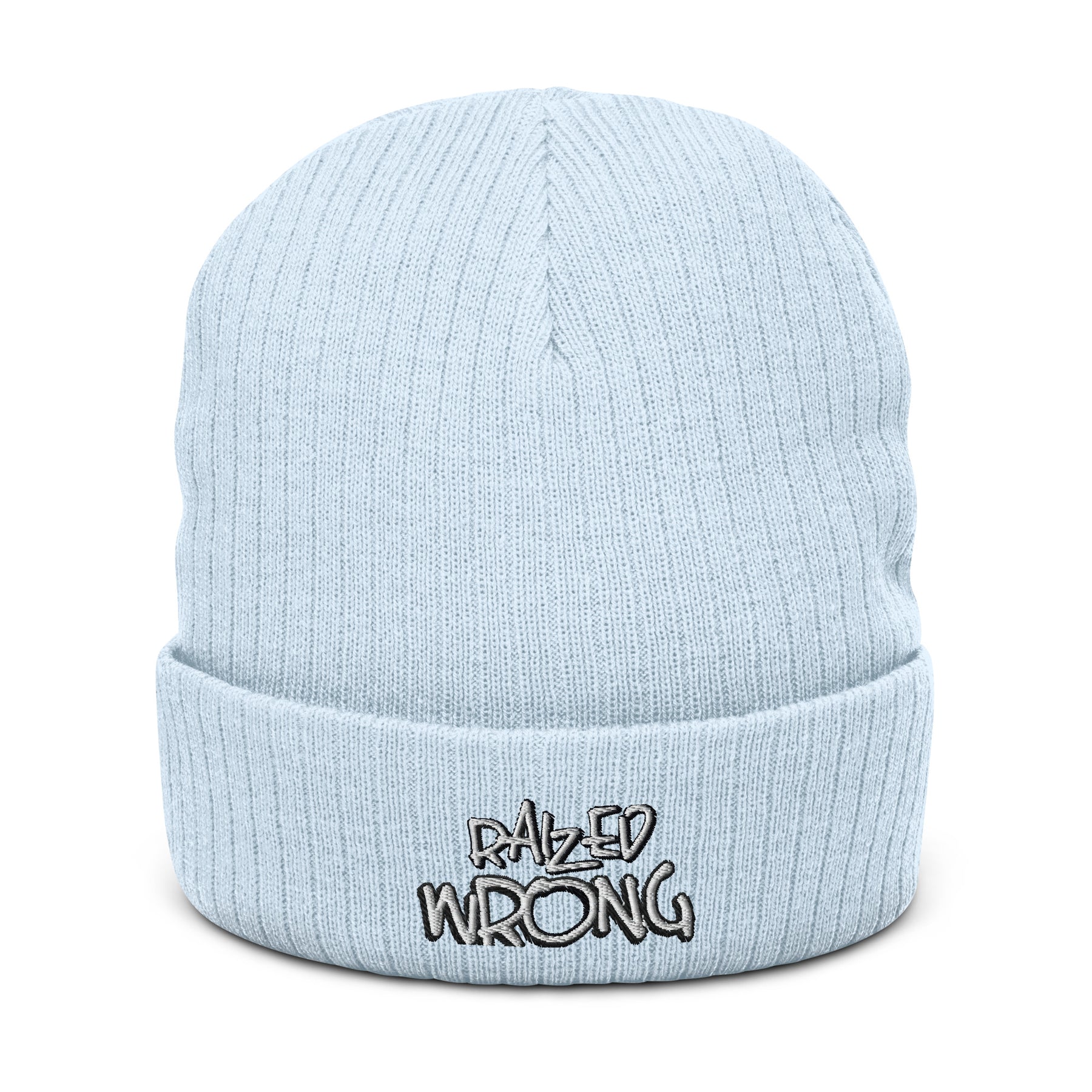 Ribbed knit beanie