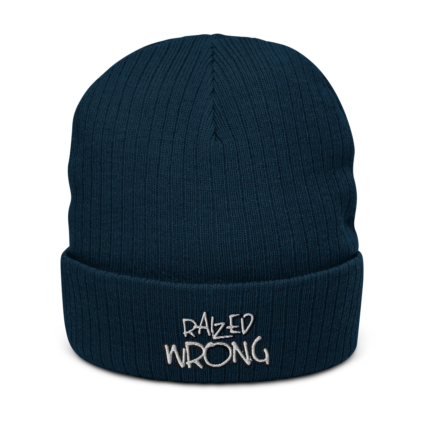 Ribbed knit beanie