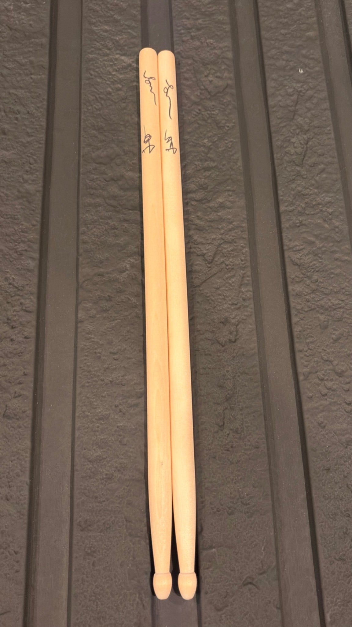 Raized Wrong Autographed Drumsticks