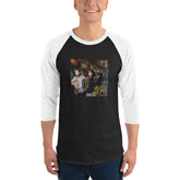 Raized Wrong 3/4 sleeve raglan shirt